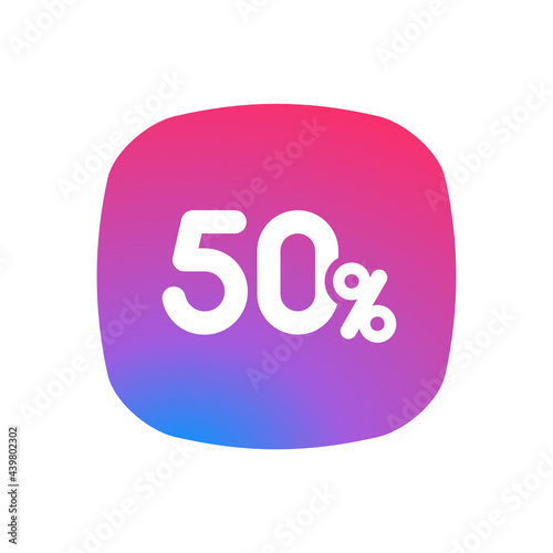 50% - Sticker
