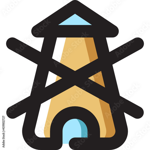 cultures lineal color icon