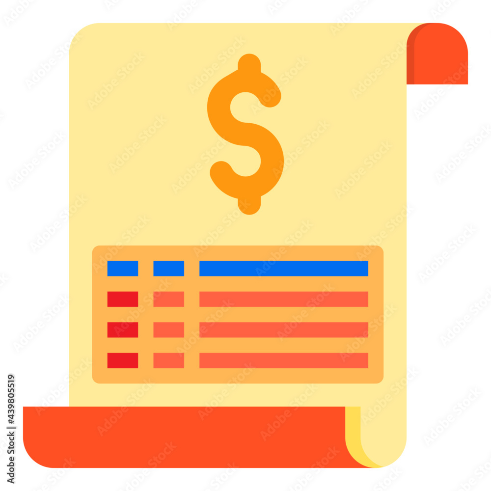 document flat style icon document flat style icon