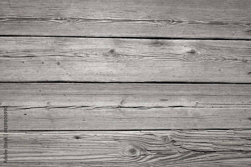 wooden background from gray horizontal boards, natural texture of old wood, floor or wall wallpaper, copy space wooden background from gray horizontal boards, natural texture of old wood, floor or wall wallpaper, copy space