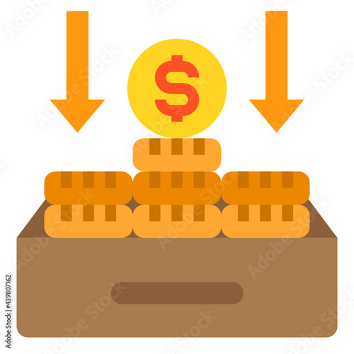 Money flat icon