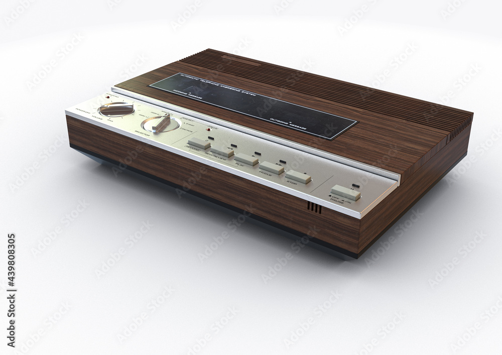 80's Vintage Answering Machine Stock Photo Adobe Stock