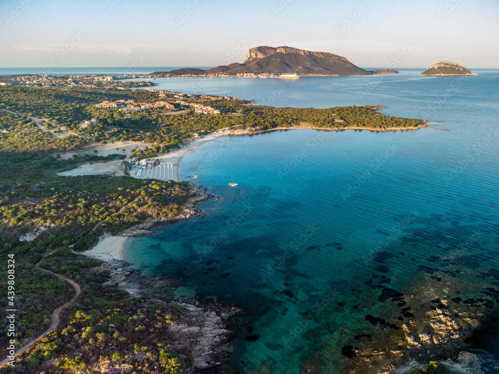 Costa di Golfo Aranci, Sardegna. Veduta aerea