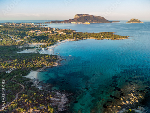 Costa di Golfo Aranci, Sardegna. Veduta aerea