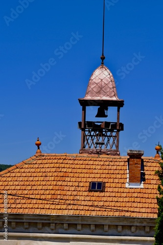 clocher mairie campanile village montségure sur Lauzon