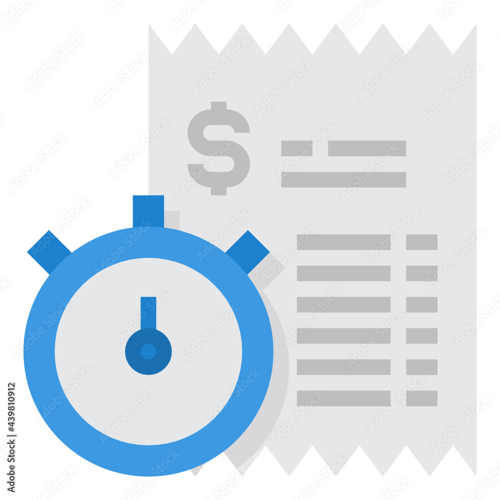 Bill flat icon Bill flat icon