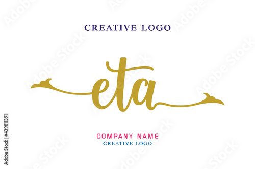 ETA lettering logo is simple, easy to understand and authoritative
