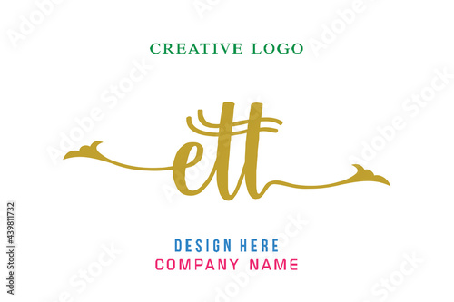 ETT lettering logo is simple, easy to understand and authoritative