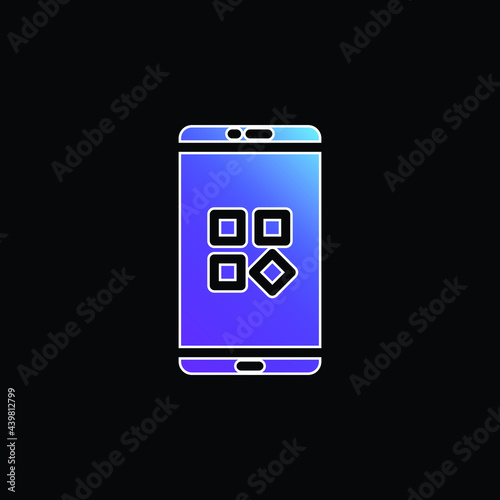 Applications blue gradient vector icon