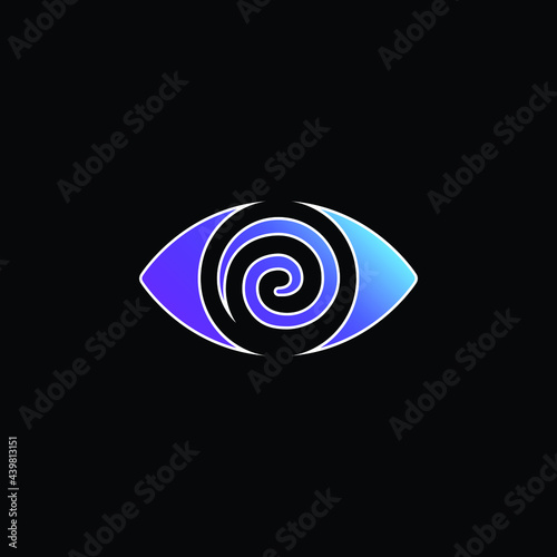 Addiction blue gradient vector icon