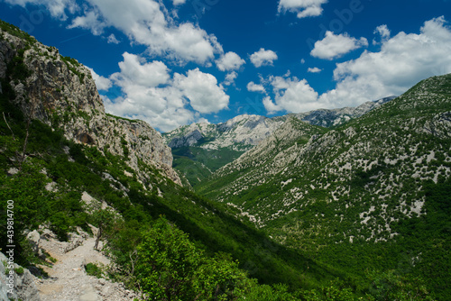 Croatia Paklenica National Park extra wide panorama in Croatia, Europe