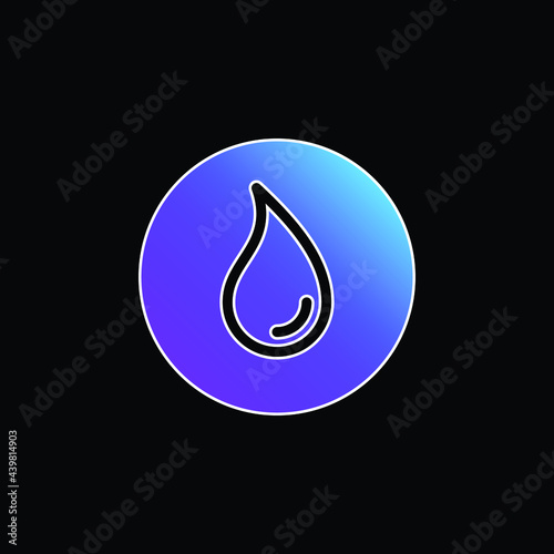 Blur blue gradient vector icon