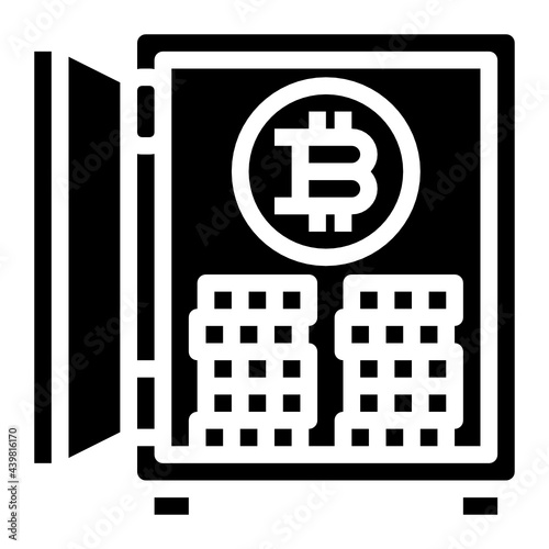 safebox glyph icon