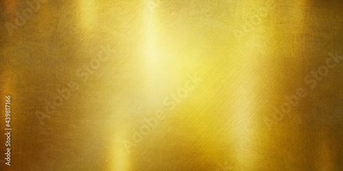 Gold metal texture with light reflection. Great background for design.
