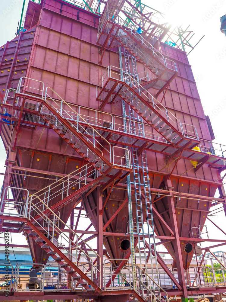 An electrostatic precipitator (ESP) is a filtration device that removes fine particles. During construction. An electrostatic precipitator (ESP) is a filtration device that removes fine particles. During construction.