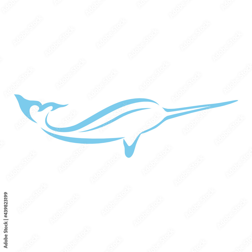 illustration of a swordfish illustration of a swordfish
