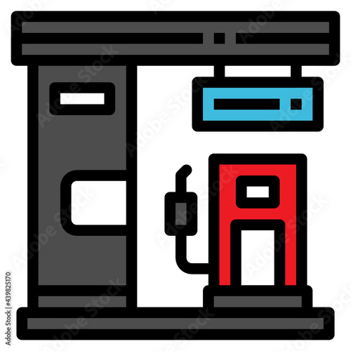 gas station