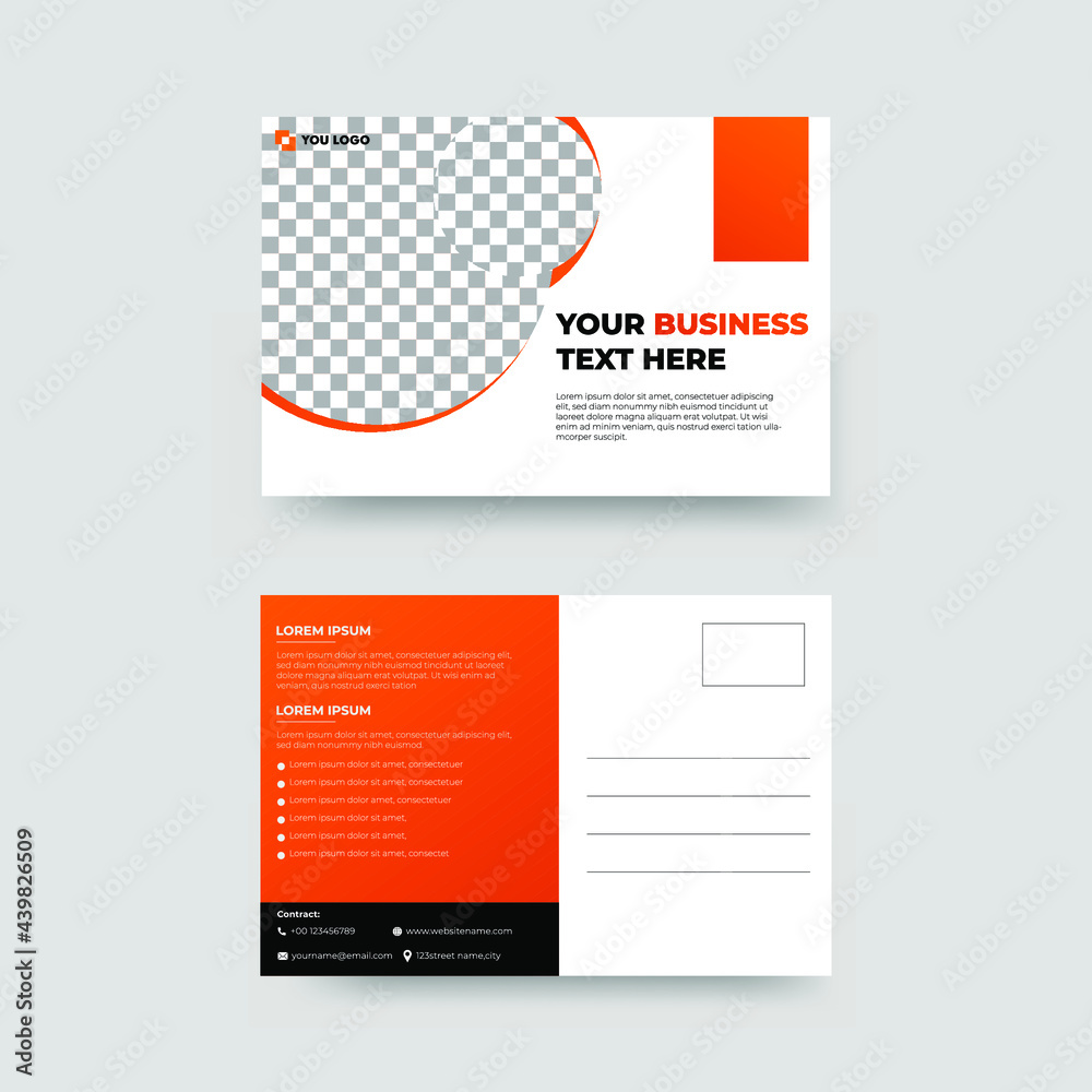 Business Postcard Design Template Business Postcard Design Template