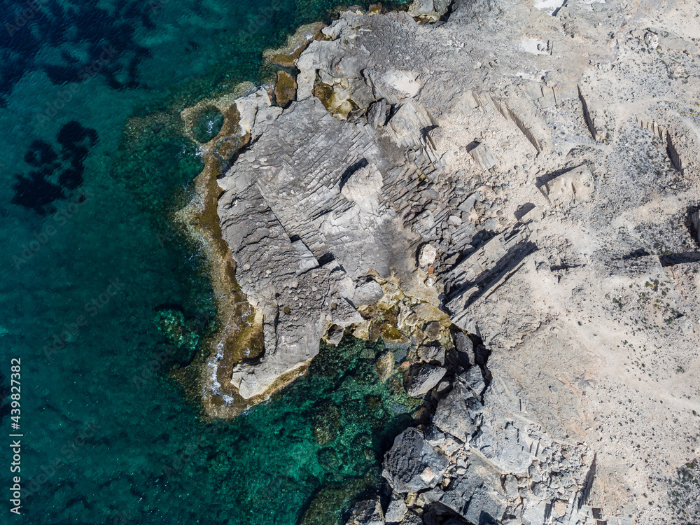 traditional sandstone quarry, S Estalella, Llucmajor, Mallorca, Balearic Islands, Spain traditional sandstone quarry, S Estalella, Llucmajor, Mallorca, Balearic Islands, Spain