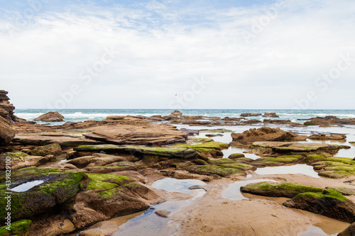 Rocky beach in Newcastle