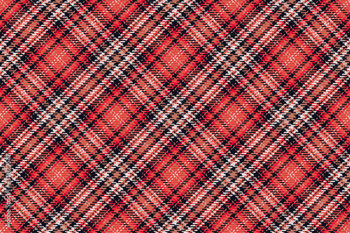 Seamless pattern of scottish tartan plaid. Repeatable background with check fabric texture. Vector backdrop striped textile print.