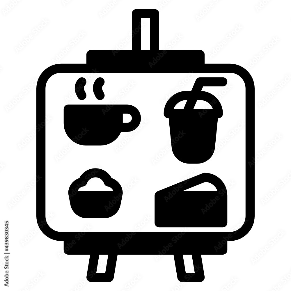 Obraz premium Caf� menu board