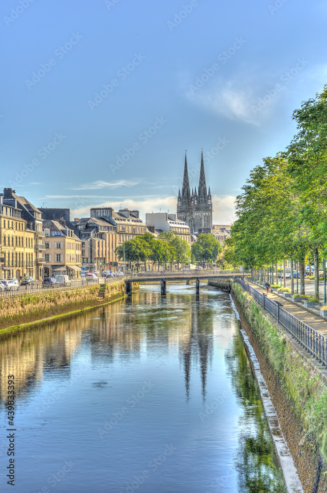 Quimper, France, HDR Image