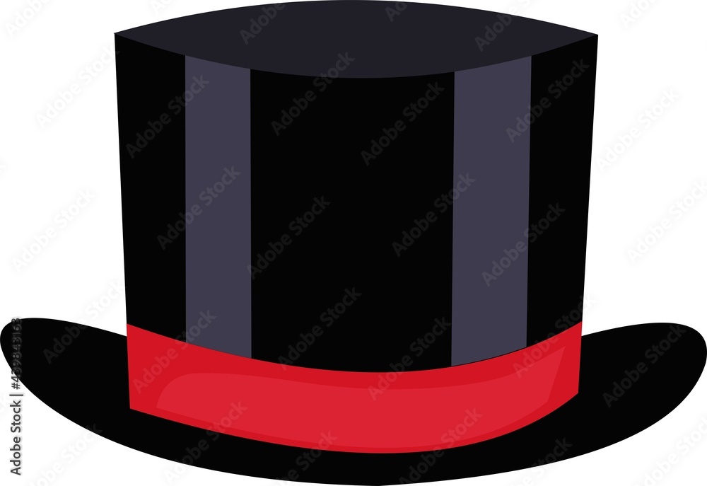 Vector emoticon illustration of a top hat Stock Vector Adobe Stock