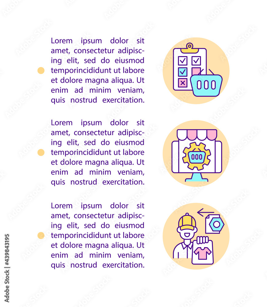 Marketplace passes order details to seller concept line icons with text. PPT page vector template with copy space. Brochure, magazine, newsletter design element. Market linear illustrations on white Marketplace passes order details to seller concept line icons with text. PPT page vector template with copy space. Brochure, magazine, newsletter design element. Market linear illustrations on white