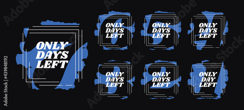 Days left countdown set