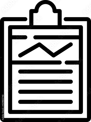 diet tracker minimal line icon