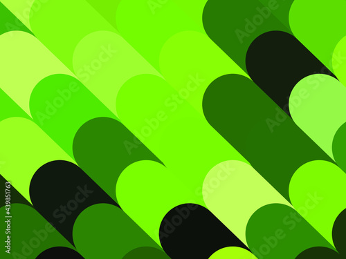 Abstract green geometric ba...