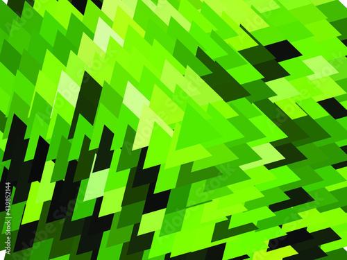 Abstract green geometric ba...
