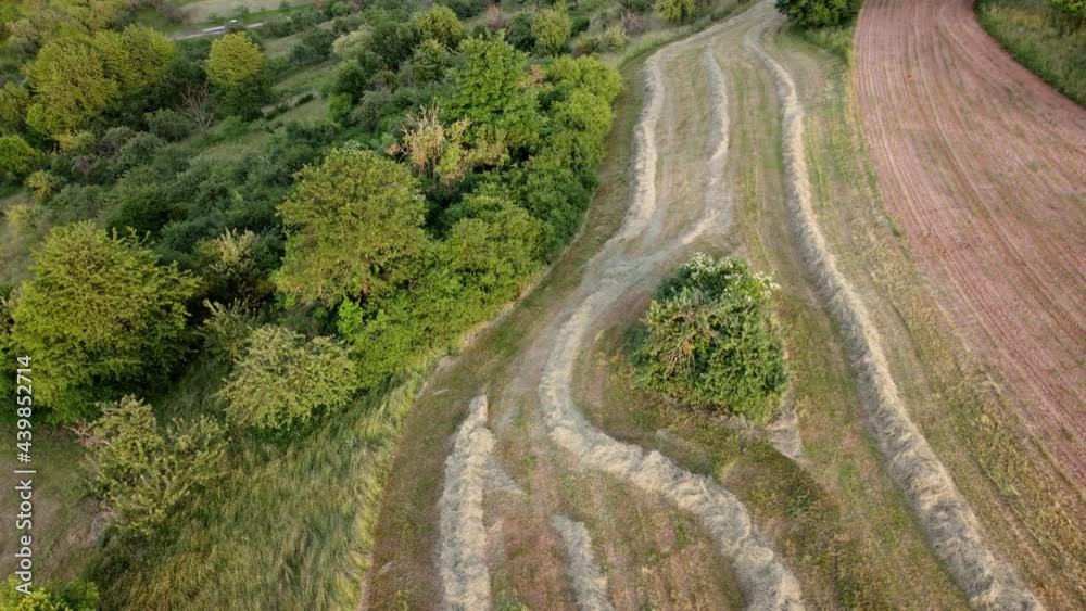 Drohnenaufnahme von Agrarlandschaft Drohnenaufnahme von Agrarlandschaft