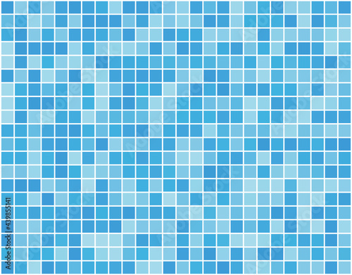 Background illustration of a light blue geometric pattern with different shades randomly arranged.