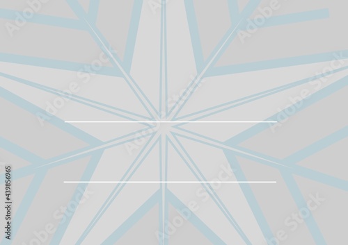 Digitally generated image of copy space on blue floral design against grey background