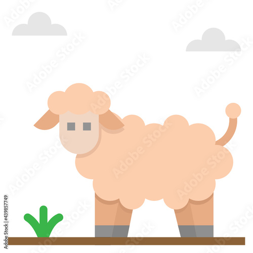 sheep flat icon
