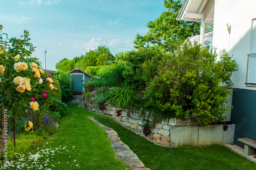 Residential Garden Private Garden Landscape Design In Home Garden