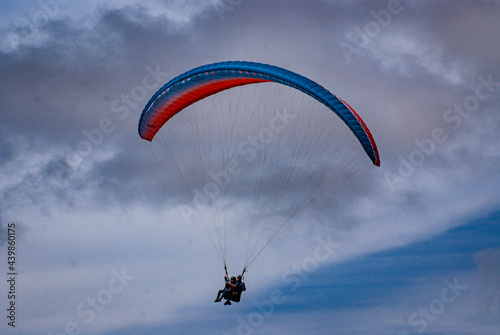 Paragliders in the state of Minas Gerais, Brazil