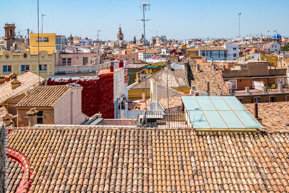 Fototapeta premium View of Valencia from above