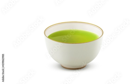 湯呑み 緑茶 飲み物 イラスト リアル 
