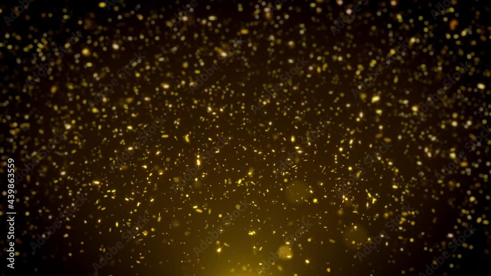 Abstract Glowing Gold Glitter Sparkling Particles Background/ 4k animation of an abstract falling gold sparkling particles with glimmer fx seamless looping Abstract Glowing Gold Glitter Sparkling Particles Background/ 4k animation of an abstract falling gold sparkling particles with glimmer fx seamless looping