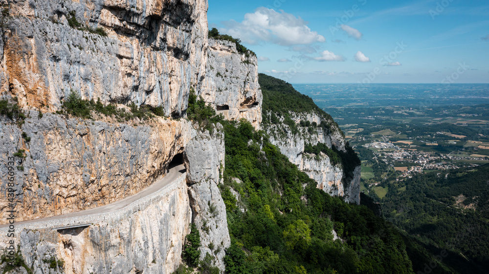 Route et paysage du Vercors en France Route et paysage du Vercors en France