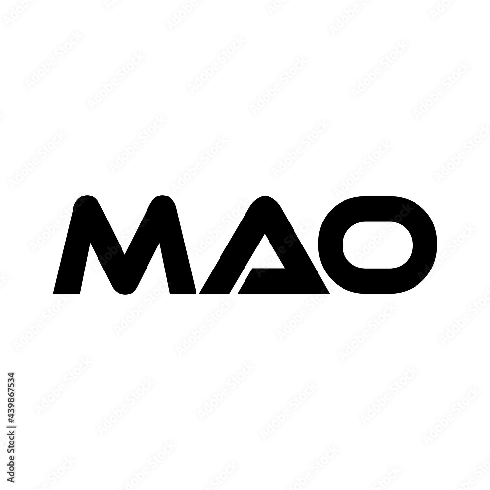 MAO letter logo design with white background in illustrator, vector logo modern alphabet font overlap style. calligraphy designs for logo, Poster, Invitation, etc. MAO letter logo design with white background in illustrator, vector logo modern alphabet font overlap style. calligraphy designs for logo, Poster, Invitation, etc.