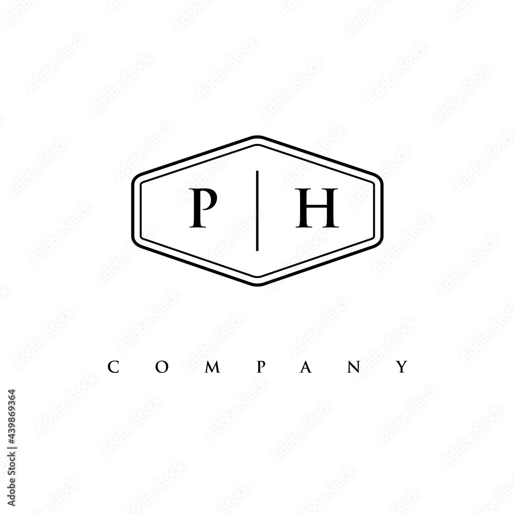 initial PH logo design vector initial PH logo design vector