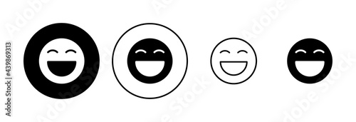 smile icon set. smile emoticon icon. feedback