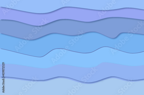 abstract blue background with waves pattern, curved lines 