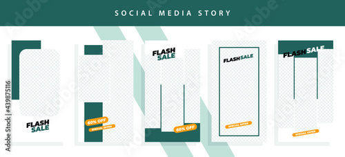 Banners Bundle Kit Set of Social Media Instagram Story. Geometric Stories Sale Banner Background ,Poster, Flyer, Coupon, Layout Composision Golden, Smartphone Templates Story editable eps 10 vector