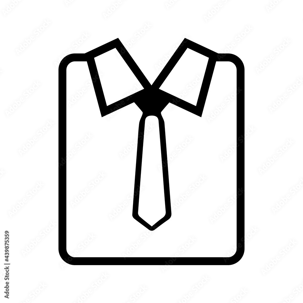 tie and shirt glyph flat vector icon tie and shirt glyph flat vector icon