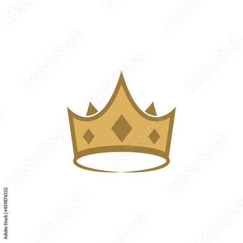 Royal King Queen Crown Elegant Luxury logo design © evandri237@gmail